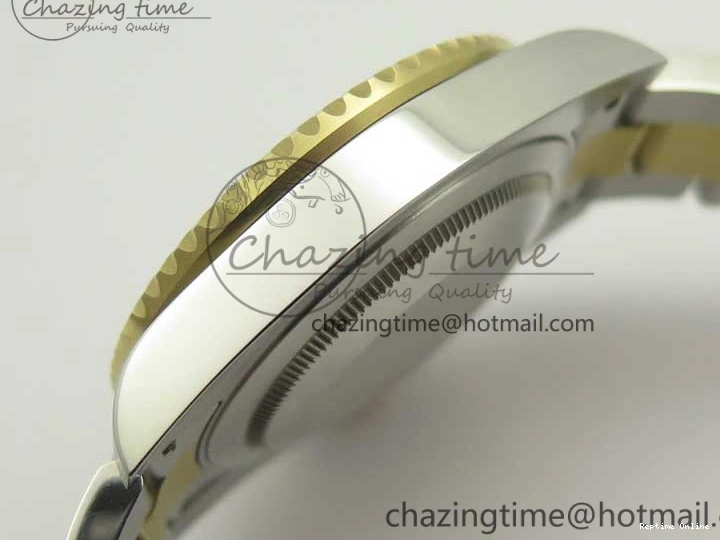0504 GMT Master II 116713 GMF 904L Steel Edition Green Dial on SS YG Bracelet A Lightweight 3386